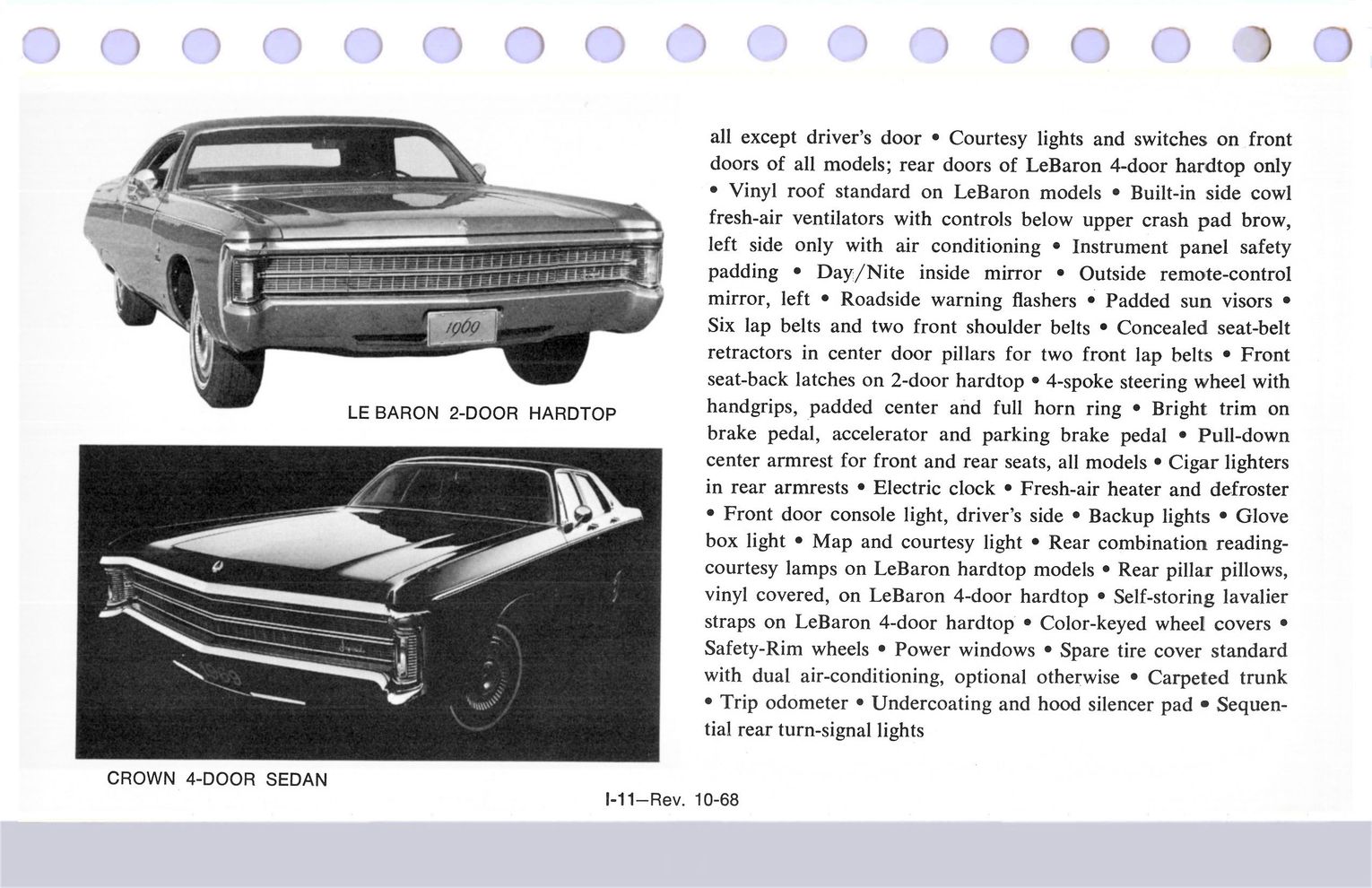 1969 Chrysler Data Book Page 103